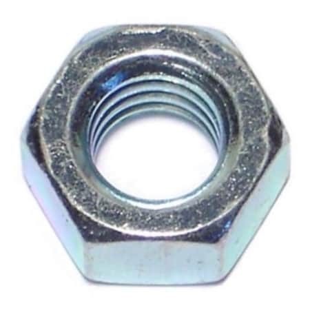 Midwest Fastener Hex Nut, 5/16"-18, Steel, Grade 2, Zinc Plated, 100 PK 03671